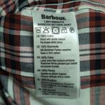 Barbour Bethwin Shirt Cloud Check Herringbone Plaid Button Front 6 New Photo 7