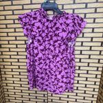 Terra & Sky  Purple Floral Blouse Size 0X Photo 1