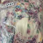 Faeriesty Ruched Bustier Ruffle Trim Hem Floral Print‎ Tube Corset Zip Dress 1xl Pink Size 1X Photo 9
