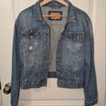 Dear John Vintage  Distressed Denim Jacket Women's Medium Iris Wash Photo 0