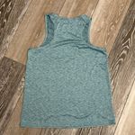 NWOT Real Essentials Sz M Racerback Tank Top Dry Fit Space Dye Green Size M Photo 2