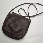 Fossil Vintage Leather Brown Mini Crossbody Messenger Bag Purse Photo 4