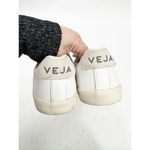 VEJA Esplar Leather Trainers in White Size 5 Photo 3
