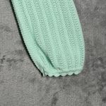 J. Crew Sweater Womens Medium Green Open Knit Fairy Bohemian Preppy Feminine Photo 4