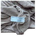 American Apparel Nude Beige Pale Pink Pointelle Knit Tank Top Size Large Photo 3