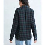 Jenni Kayne Forest Plaid Flannel Shirt Green Size XXL Photo 9