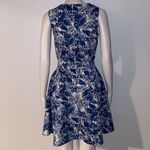 Copper Key Blue Hawaiian Print Dress Photo 4
