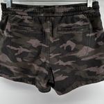 Athleta  Camo Farallon Shorts Drawcord Lightweight Organic Cotton Stretch Green 2 Photo 5