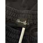 Panache Womens Pants Black Terry Flare Sweatpants Embroidered Casual Size Large Photo 2