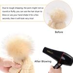  Women Knit Slouchy Beanie Chunky Baggy Hat with Faux Fur Pompom Winter Soft Warm Ski Cap Photo 5