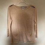 Gretchen Scott  Sweater Lightweight Buttons Pocket Small Photo 0