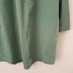 TUCKERNUCK POMANDER PLACE | Green Polly Oxford Shirt Dress Collared | Size XXL Photo 3