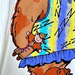 Vintage Sutton's Nightshirt Yellowstone Bear I Don't Do Mornings National Parks‎ White Size undefined Photo 5