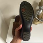 Ecco  Brown Mules Braided Leather Clogs 41 Casual Boho style  Photo 6