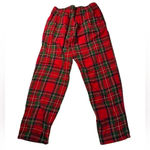 Old Navy  Mid Rise Soft Flannel Pajama Pants Red Tartan Holiday Pants Adult m p24 Photo 1