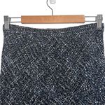 Theory NEW NWT  Diagonal Mini Skirt In Wool Blend Autumn Tweed Blue Multi Photo 4