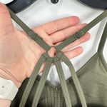 Z By Zella Olive Green Light Support Seamless Sports Bra XS NWT Loungewear Yoga Photo 3