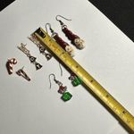 Christmas Holiday Pierced Earrings Lot Of 4 Photo 6