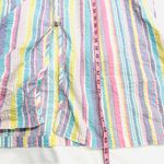 Collections, Etc. Vintage Rainbow Chambray House Coat Mumu Size XXL Photo 4