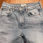 AGOLDE  Merrel High-Rise Raw Hem Low Stretch Straight Denim Jeans Size 26‎ Photo 7