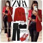ZARA black satin mini flare semi cropped pants Photo 2