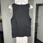 J.Crew NWT Vintage Jersey Scoopneck Tank Top Black Photo 2