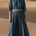 BKE  Guatemalan Leather Whipstitch Buckle ~ western cowgirl Photo 0