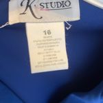 Vintage K Studio‎ Skirt Set Blue Size 16 Photo 3