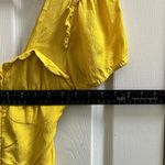 Line and Dot  Crepe Elena Front Ruffle Back Smocked Detail Coquette Top Medium Photo 10