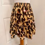 SheIn  Leopard Ruffle Skirt Photo 2