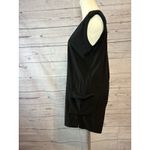 Athleta  Black Sutton Drawstring Romper Shorts Size 0 Photo 2