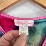 Vintage Sears Carriage Court Zip Robe Housedress Womens S 8/10 Pink Floral Photo 4