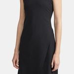 Theory  Risbana New Stretch Wool Sheath Dress Black size 6 Photo 2