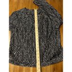 The Limited  Textured Black And White Zip Up Jacket Womens Medium Photo 10