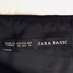 ZARA  Basic mini skirt black size XS asymmetrical hem Photo 5