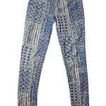 Anthropologie  Blue Tribal Corduroy Pants Size: 26 Photo 0