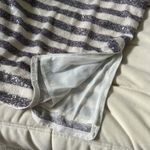 Rachel Roy NWOT  Black White Striped Sequins Straight Pencil Party Skirt Size 0 Photo 6