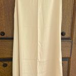 ZARA A-line Midi Satin Beige Skirt Size XS Photo 5