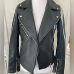 Classic Leather Moto Jacket European Lot 78 Biker Black Motorcycle Jacket XS Photo 1