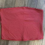 Bright Water Blue Sky Red And White Striped Tube Top Photo 0