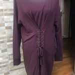 EXPRESS  NWT Fleece Tunic Sweater Dress Sz M Photo 2