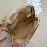 Sz Small Beige Adjustable Belt Crossbody Travel Bag Zipper Pockets Photo 4