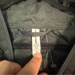 Athleta  Black Wind Hooded Jacket Size XL 48” Long Photo 3