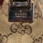 Gucci GG Monogram Canvas Shoulder Bag in Tan and Brown Photo 4