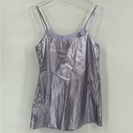 H:ours  revolve‎ light lilac metallic mini dress size small Photo 2