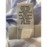 Catherines Cap Sleeve Blue White Striped Nautical Chevron Wide Leg Jumpsuit 32W Photo 7