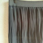 Merona 🖤 Black Pleated Midi A-Line Skirt Photo 3