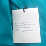 Glamorous  tiered mini smock dress with tie cuffs in‎ satin size 2 Photo 8