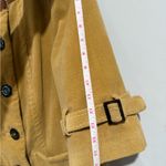 Anthropologie  Mustard Double-Breasted Pea has no tag , this has the measurements Photo 8