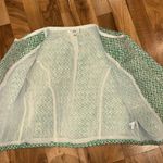 CAbi  women’s green tween jacket zip up, crop size 4,‎ spring, work, casual Photo 5